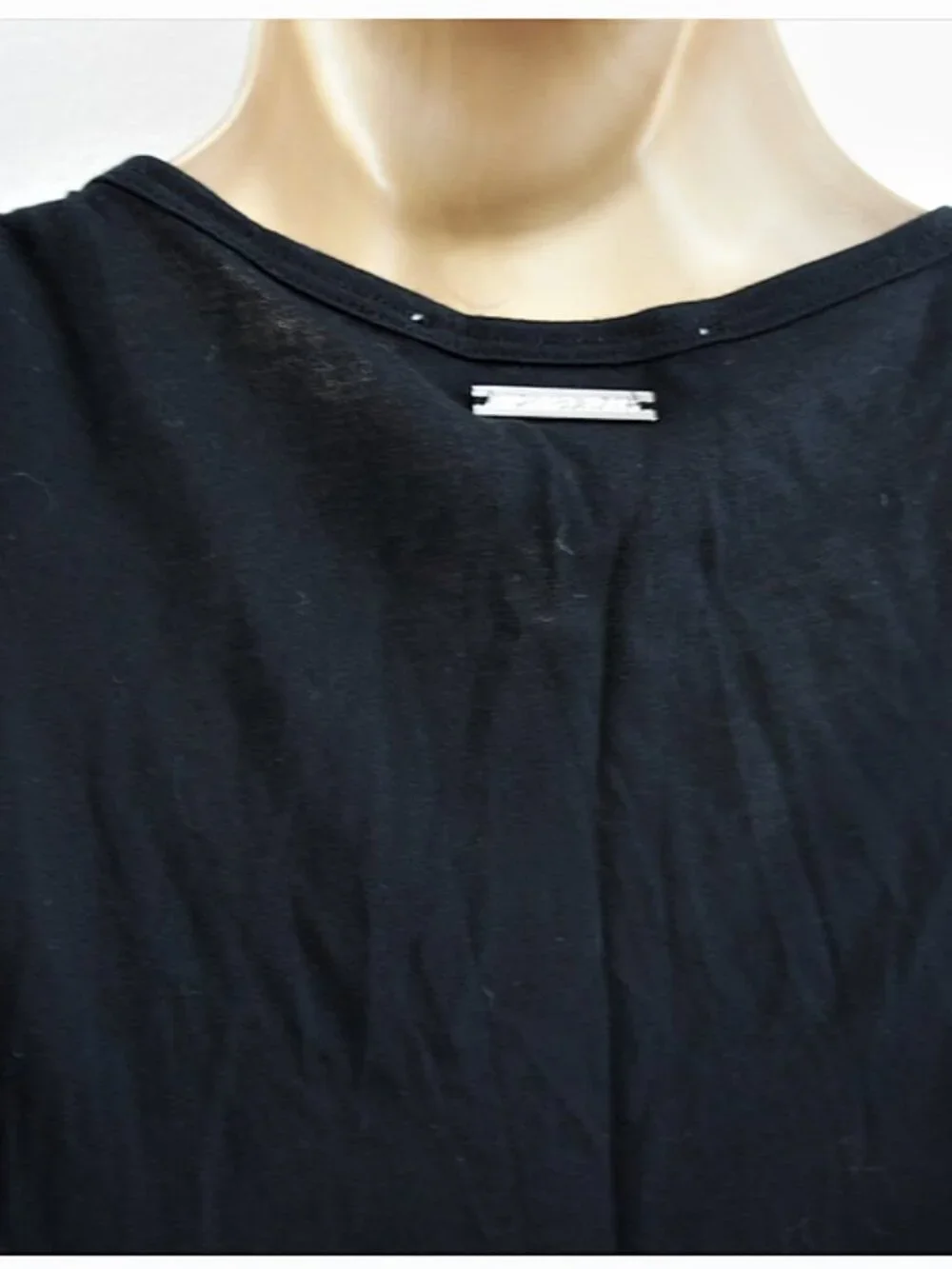 Michael Kors Black White Sequin Tank Top size M